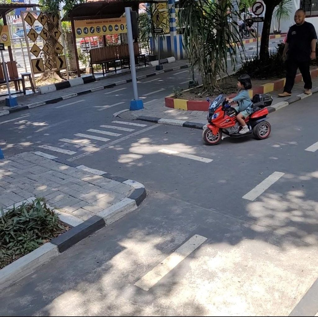 Wahana Lalu Lintas di Taman Pintar Yogyakarta