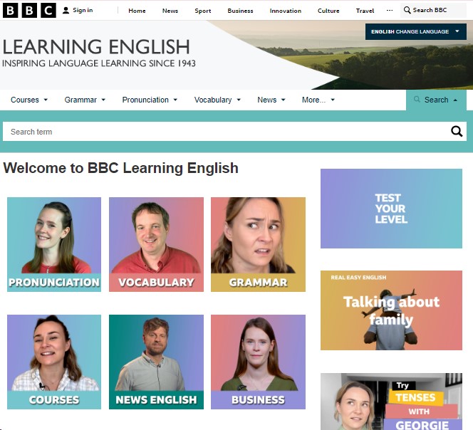 BBC website gratis belajar bahasa inggris